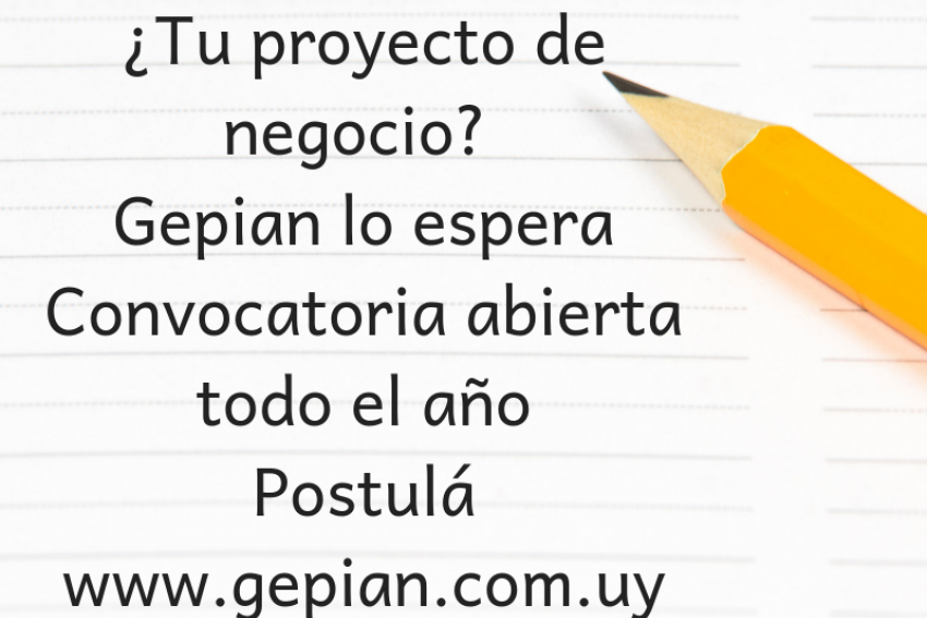 POSTULÁ EN GEPIAN www.gepian.com.uy